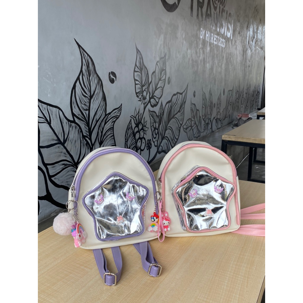 Tas Ransel /STARBAG/ Tas Gandong Wanita/ Tas sekolah/Tas Bintang