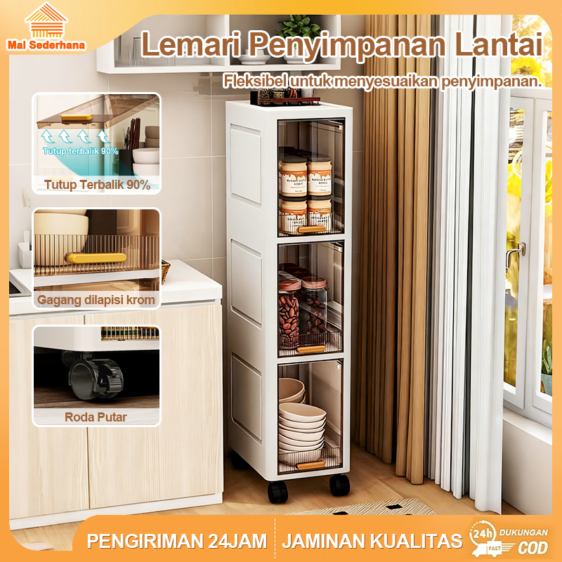 [Mal Sederhana]Lemari Penyimpanan Gap - Lemari Penyimpanan Serbaguna - Lemari Penyimpanan Kamar Mand