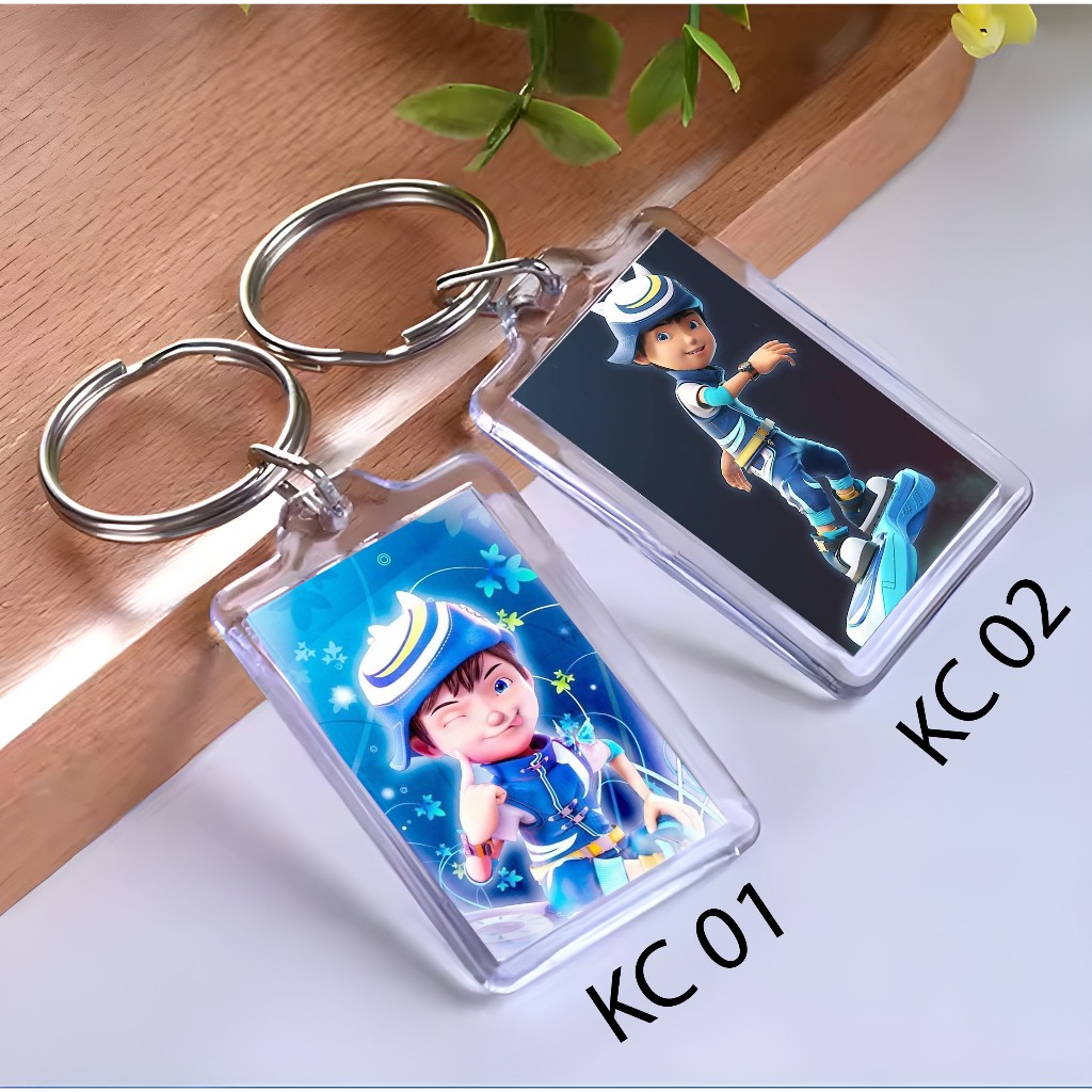 Keychain BOBOIBOY BELIUNG- Ganci BOBOIBOY BELIUNG - Gantungan Kunci - BOBOIBOY BELIUNG