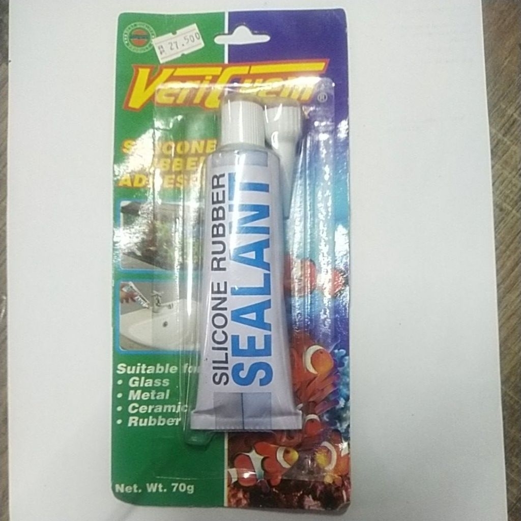Lem silikon Sealant/ lem untuk silikon, kaca, keramik, karet