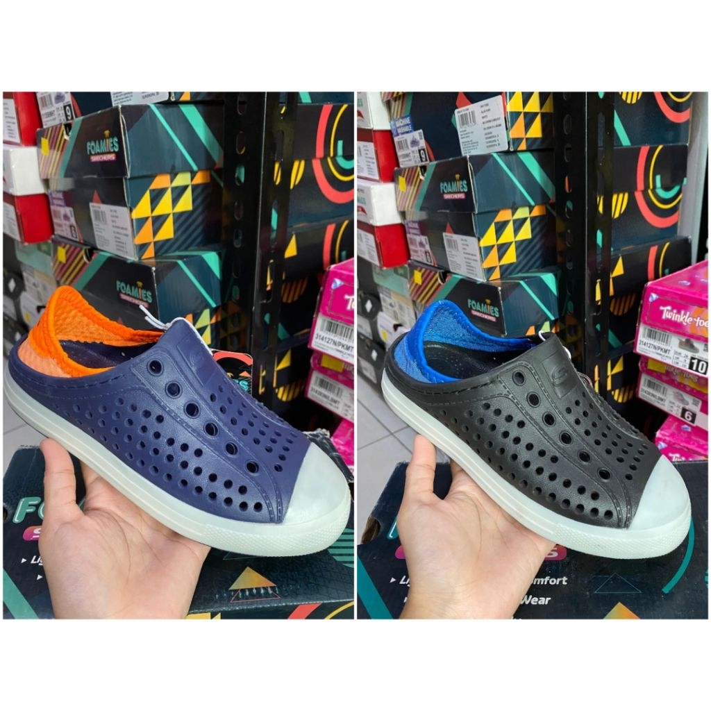 Sepatu sandal skechers kids S-lights 402020