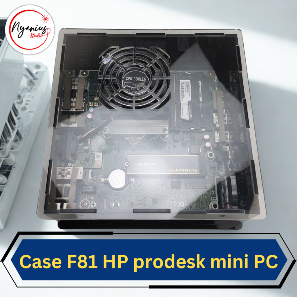 Case Akrilik F81 untuk HP Prodesk Mini PC