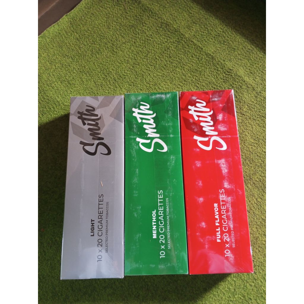 original smith merah hijau silver