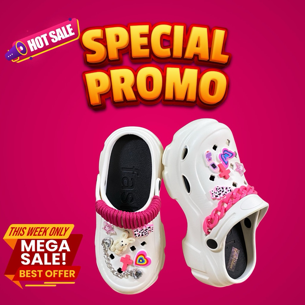 Gamaliel - Sandal Baim Wedges Wanita Rante Tali Lilit Fuchia Tinggi 8 cm 2 Warna