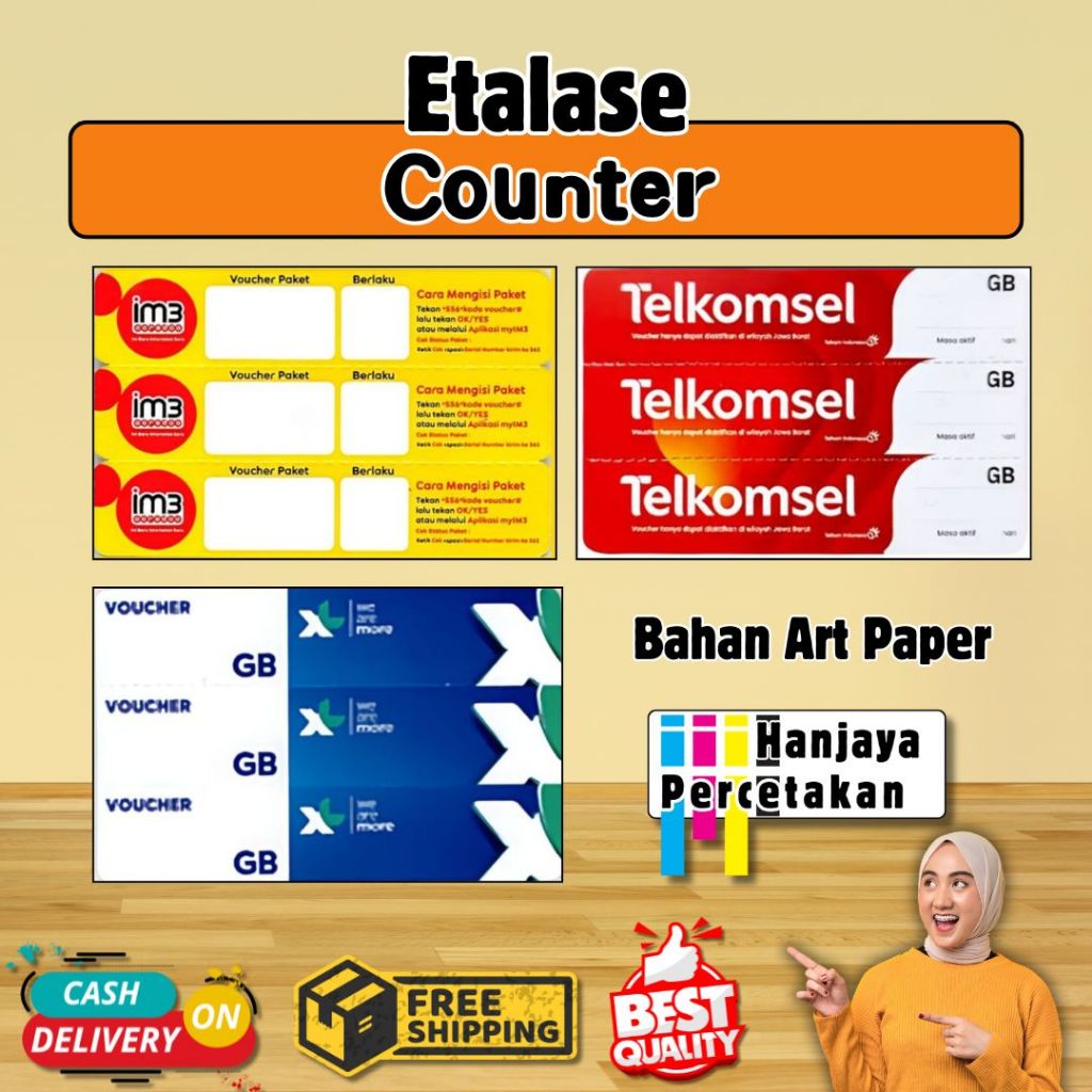 

10 Pcs - Etalase Konter Menarik