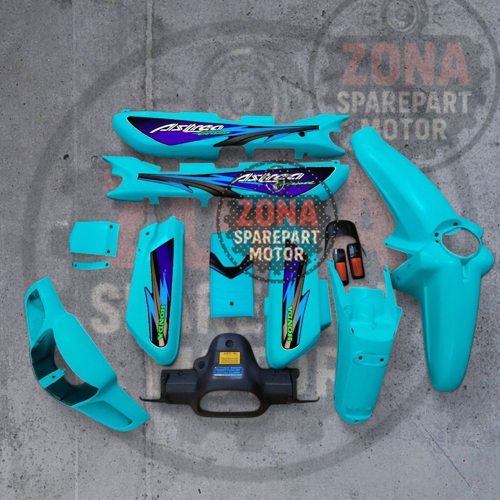 PAKET HEMAT COVER BODY BODI FULLSET HALUS HONDA ASTREA GRAND SABIT BATOK DEPAN LEGENDA 2 IMPRESSA WA