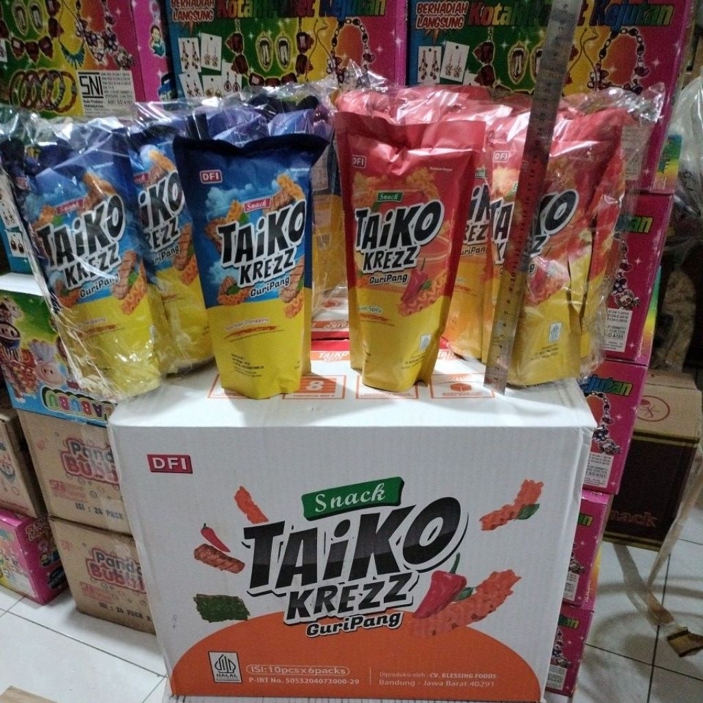 

Snack TAIKO KREZZ GuriPang Harga 1 Pack 10 pcs@29gram