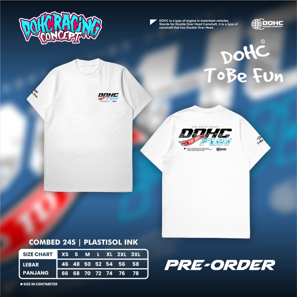PRE ORDER - KAOS DOHC TO BE FUN [ Dohc Racing Concept Kaos DOHC ]