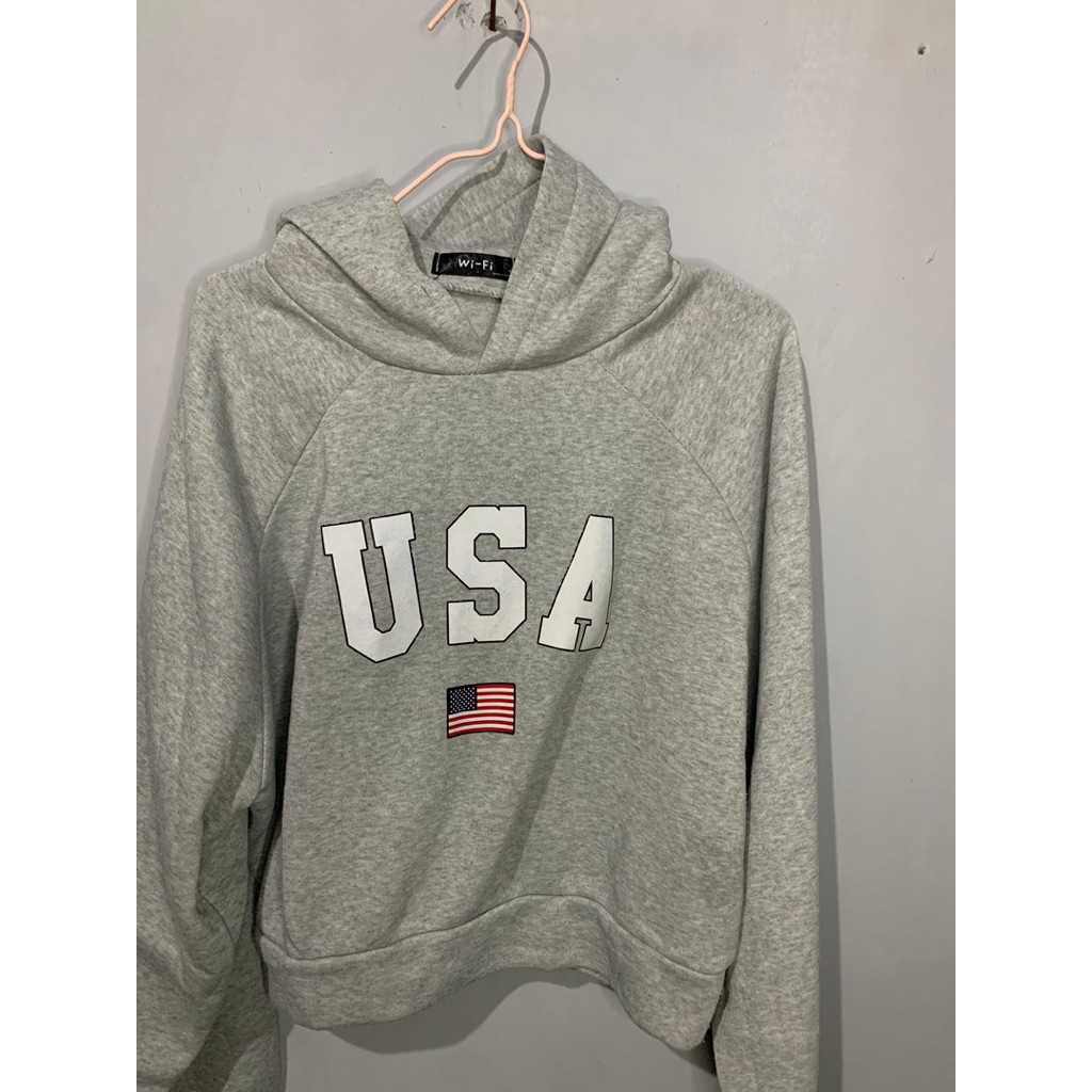 hoodiecropUSA(preloved)