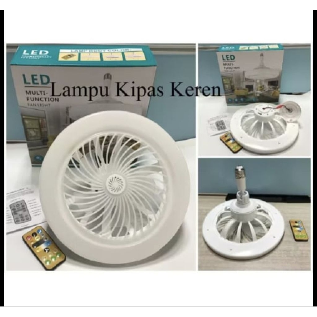 LAMPU KIPAS REMOT CONTROL LED/LAMPU KIPAS RUANG TAMU.