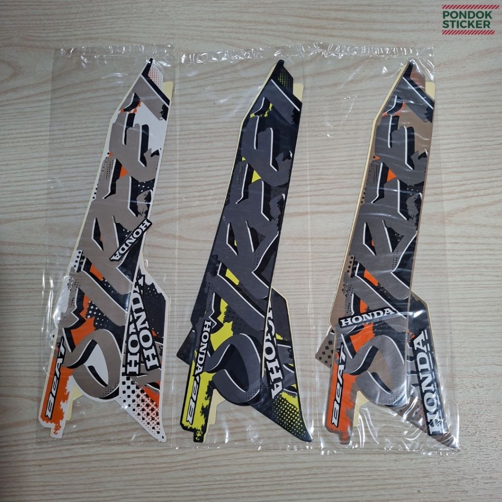 Striping sticker Honda Beat Street 2025