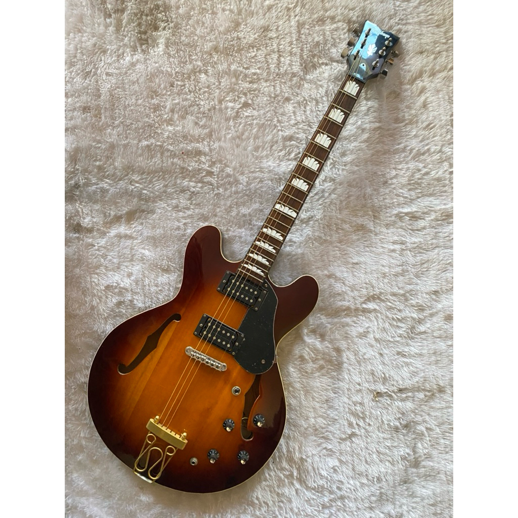 gitar epiphone custom semi hollow body
