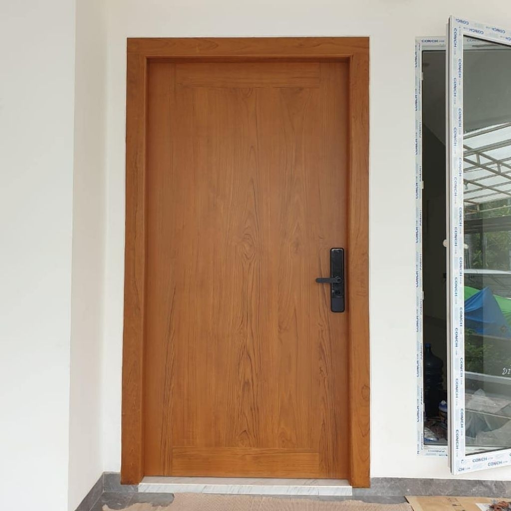 pintu jati solid pintu utama jati pintu minimalis pintu mewah pintu kusen jati solid