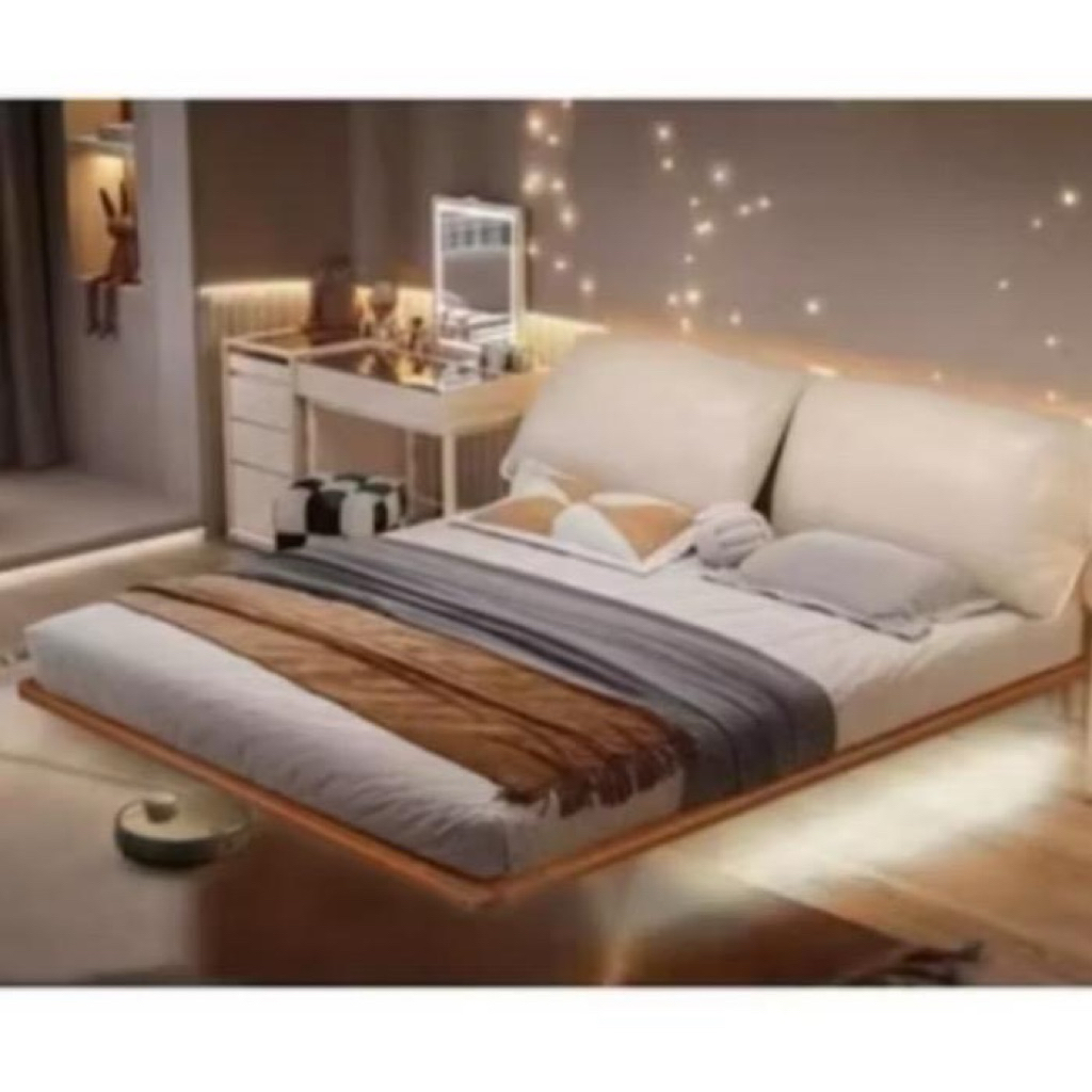 Dipan Kasur Kayu Mahoni Kayu Keras Dipan Single 200x200 & 140x200 & 120x 200 tinggi 8 cm Super Kuat 