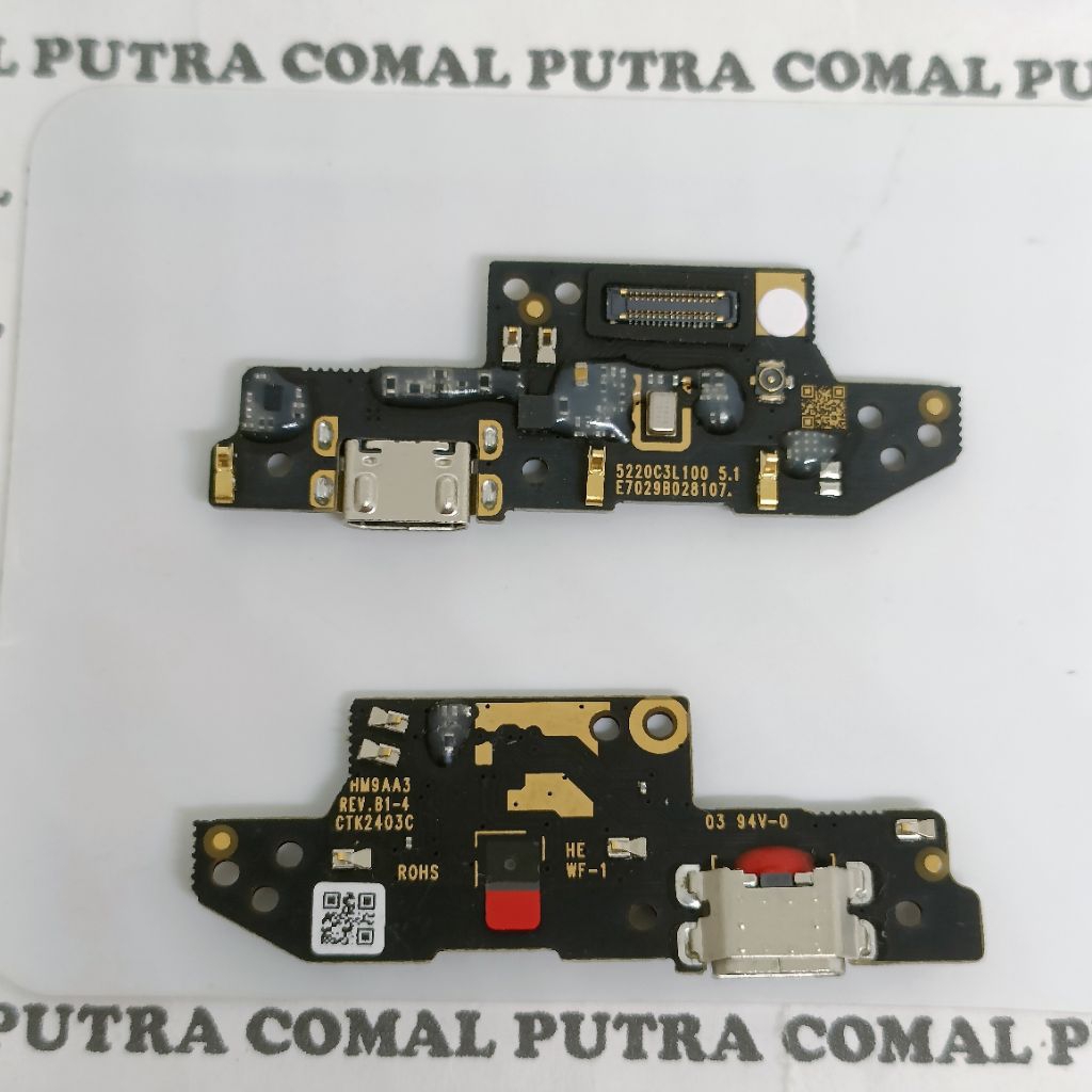 XIAOMI REDMI 9A ORIGINAL PAPAN BOARD PCB FLEXIBLE FLEXIBEL FLEKSIBEL KONEKTOR CONEKTOR MIC MIK PORT 