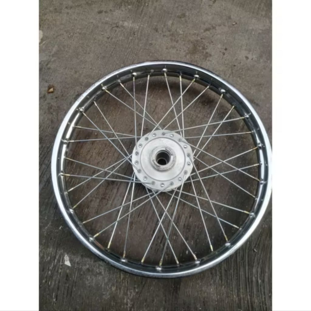 Velg pelek jari-jari roda depan motor honda revo absolut, revo fit ORIGINAL COPOTAN siap pakai
