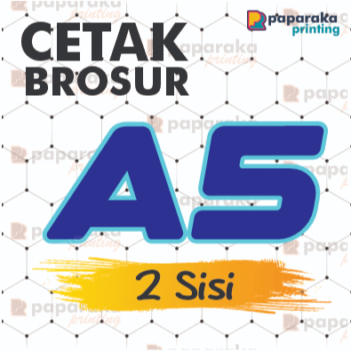 

CETAK BROSUR A5 2 SISI | ARTPAPER 150 Gsm