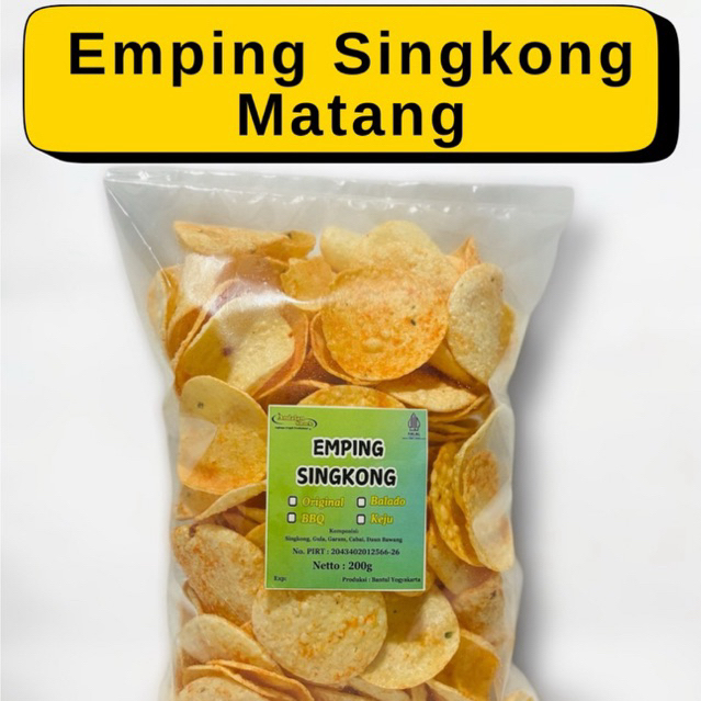 Emping Singkong Matang Aneka Rasa