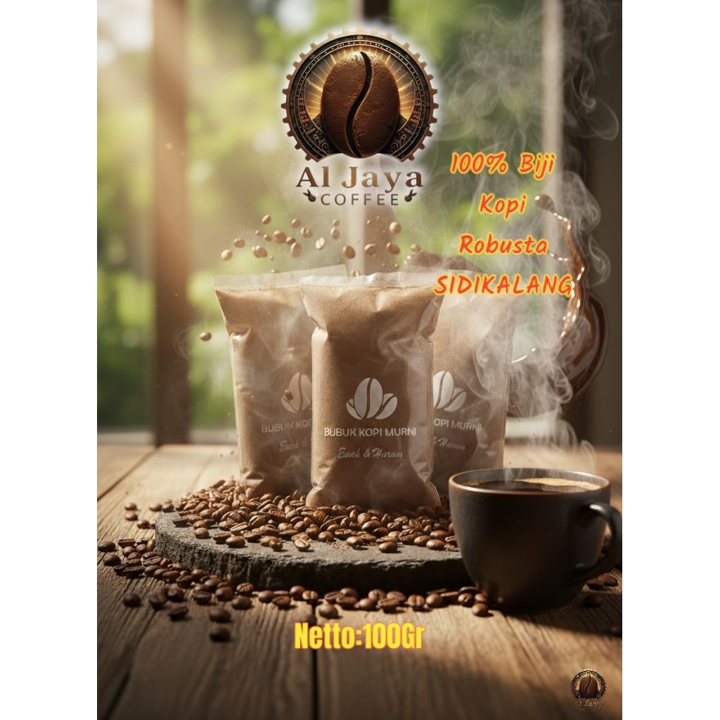 

GROSIRAN!! Bubuk Kopi Robusta 100% Sidikalang. FRESH ROASTING!! KUALITAS TERBAIK!! HARGA TERJANGKAU!! - 100gr