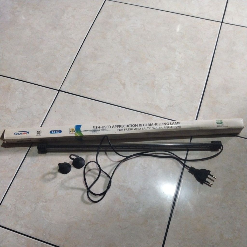 LAMPU LED AQUARIUM CELUP WARNA PUTIH 50 CM
