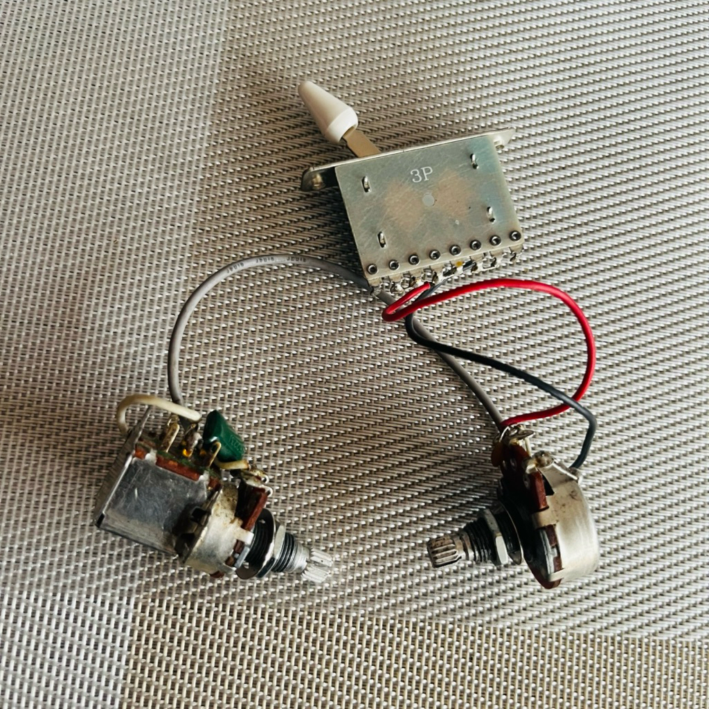 wiring set gitar elektrik konfigurasi pick up HH - swith selektor 3p