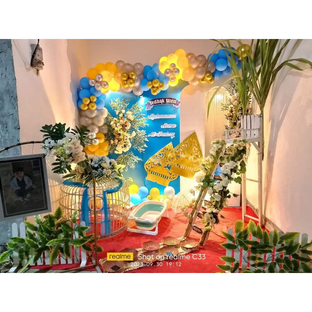 dekorasi tedhak siten Tulungagung