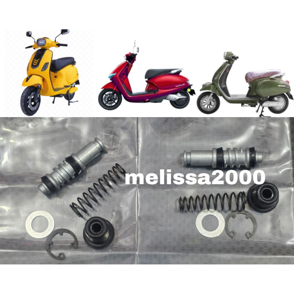 Seal sil Master rem kit Depan Belakang 2PCS Motor listrik Uwinfly T13 Uwinfly Golden Uwinfly N9 Pro 