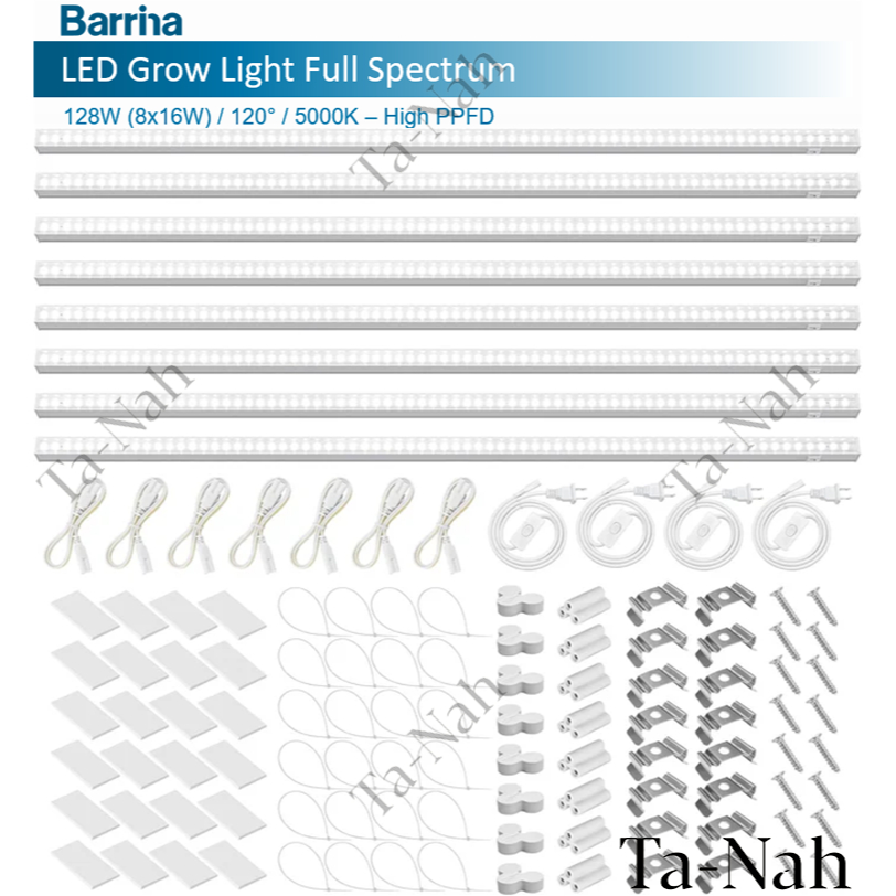 Barrina T5 Batten 16W 90cm 5000K 120° LED Grow Light Full Spectrum