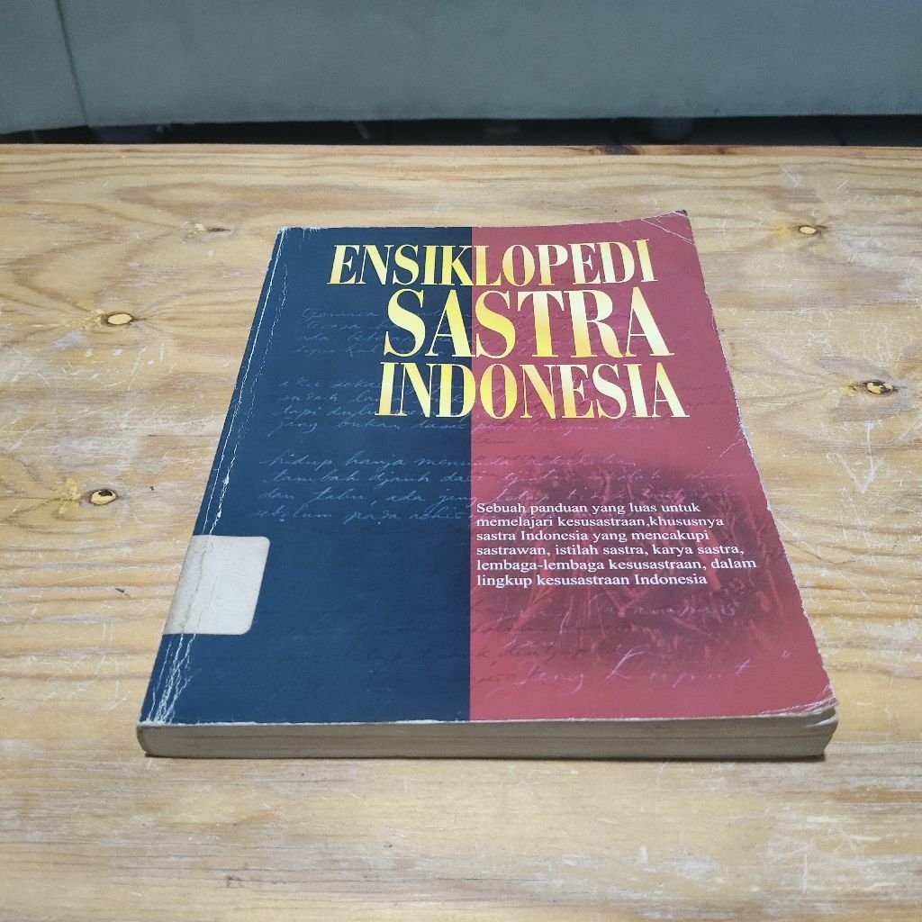 Buku Ensiklopedia Sastra Indonesia 1