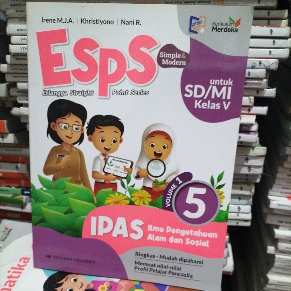 ESPS IPAS VOLUME 1 SD KELAS 5 BEKAS