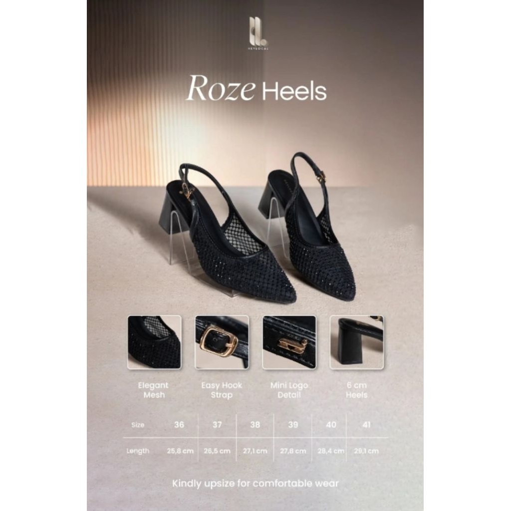 ROZE HEELS SHOES HEYLOCAL