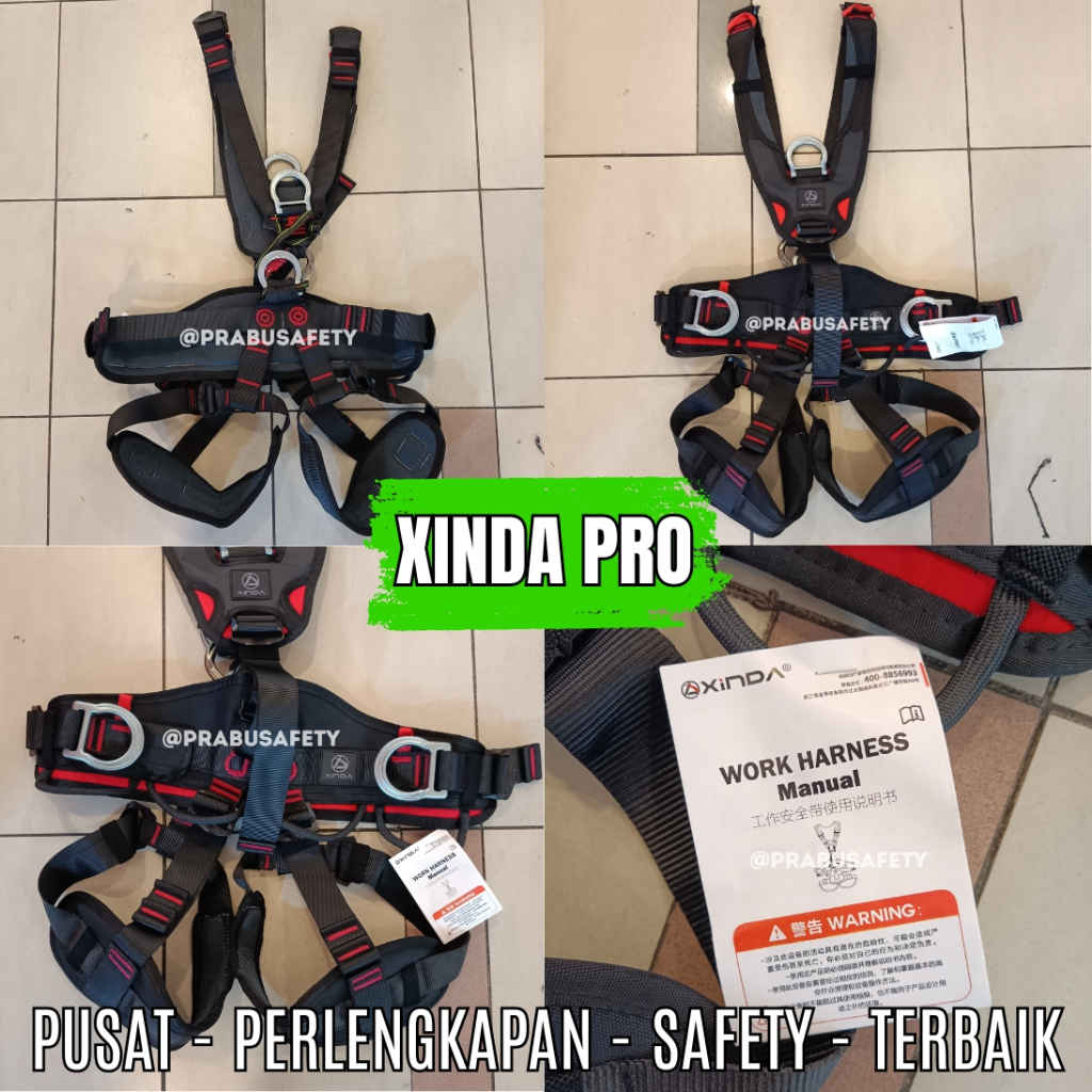 FULL BODY HARNESS XINDA PRO ORIGINAL 100% / SAFETY HARNESS XINDA PRO / BODY HARNESS SAFETY XINDA