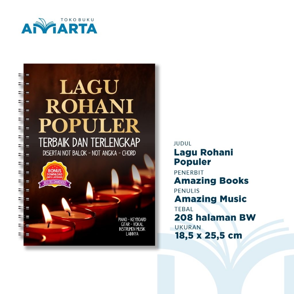 Buku Lagu Rohani Populer Terbaik dan Terlengkap