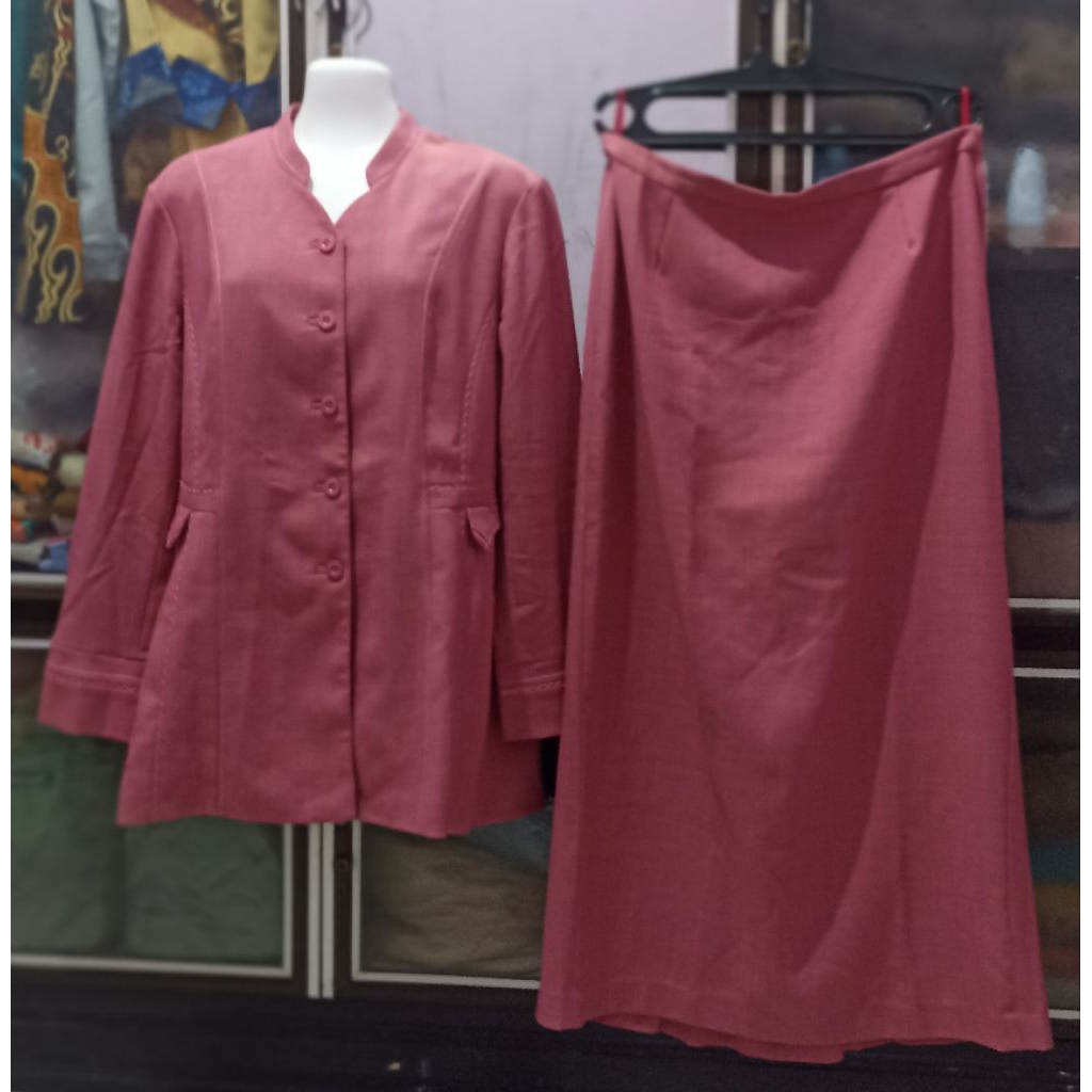 setelan seragam dinas wanita preloved
