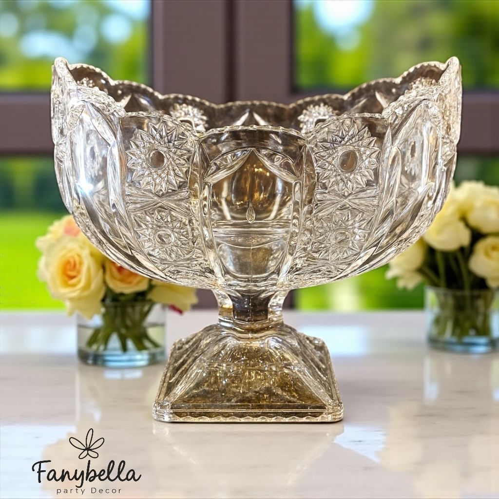 Tempat buah Kristal multifungsi Kaca Kristal