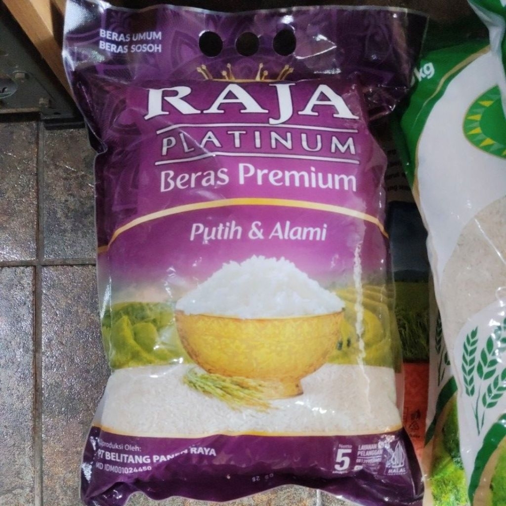 beras raja platinum 5 Kg