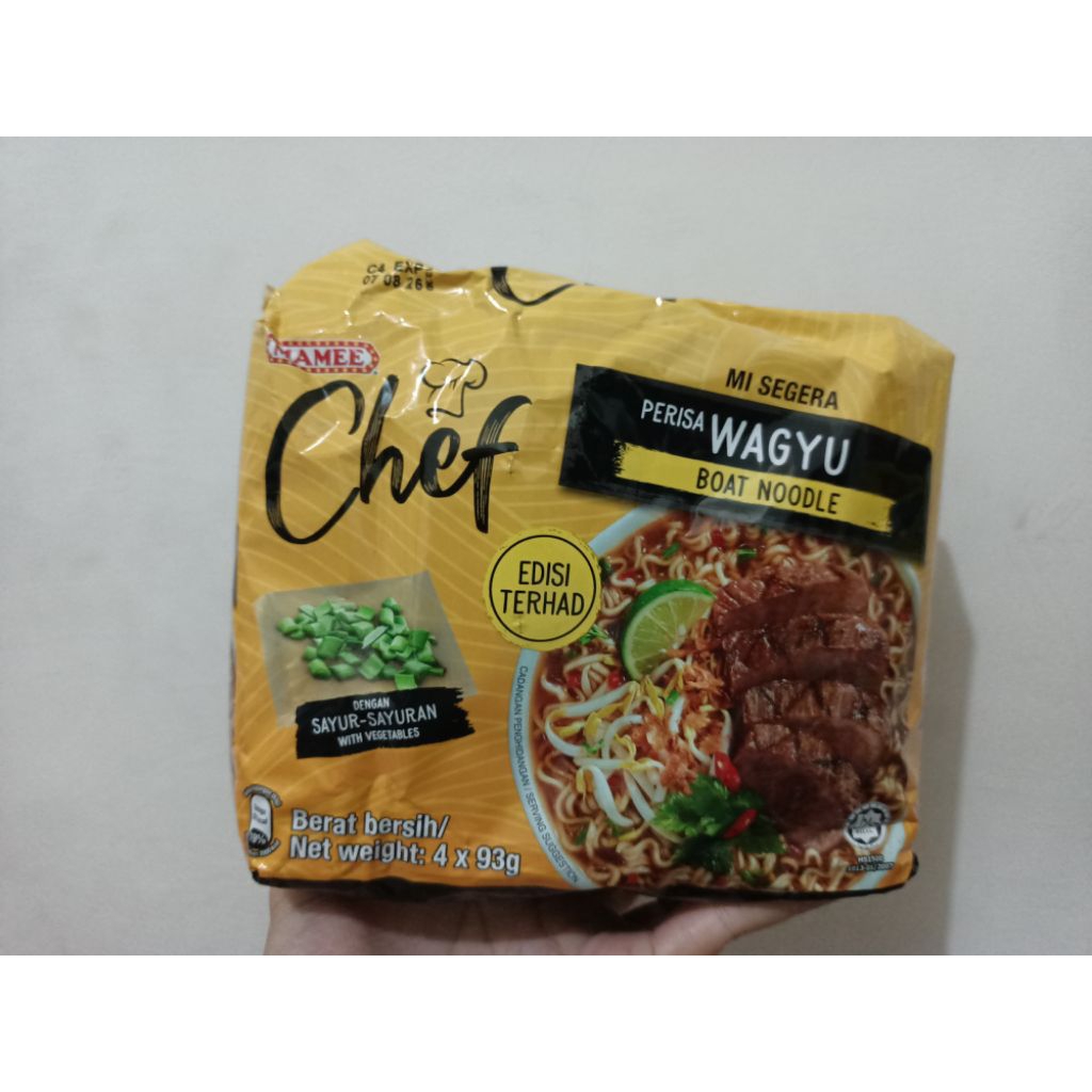 

NEW MAMEE CHEF PERISA WAGYU ISI 4PCS X 93GR