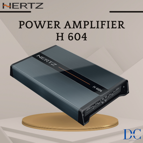 Power Amplifier Mobil - Amplifier H 604 Hertz - 4 Channel - Class AB Amplifier - Premium 100% Origin