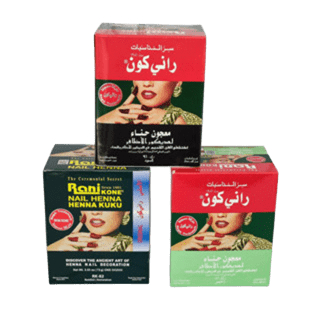 BKH Henna Kuku Rani Kone Original BPOM – Kutek Halal Warna Merah Tradisional per pcs