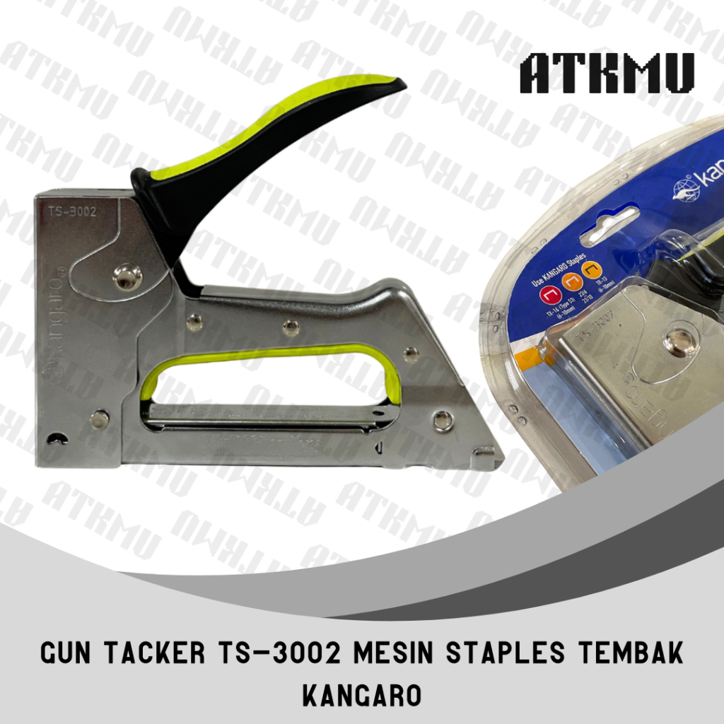 

Gun Tacker KANGARO TS-3002/Z Mesin Staples Tembak / Mesin Stapler Bahan Besi