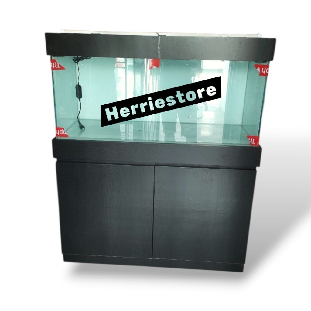 Marwa Mampir Cabinet 1Set Aquarium 80Cm&100Cm(Jabodetabek) +Tutup Aquarium+Filter Talang(Khusus