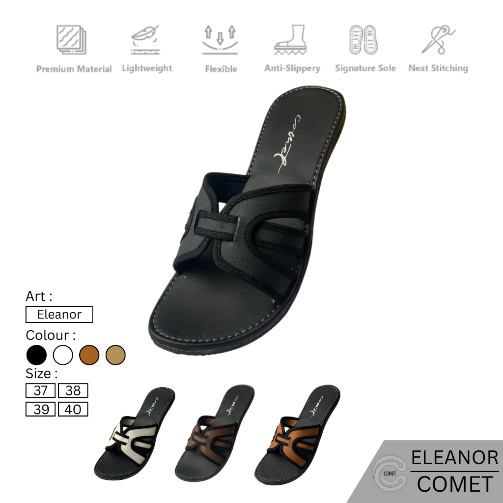 Comet - Sandal Wanita ELEANOR Sandal Wanita Kekinian Model Terbaru