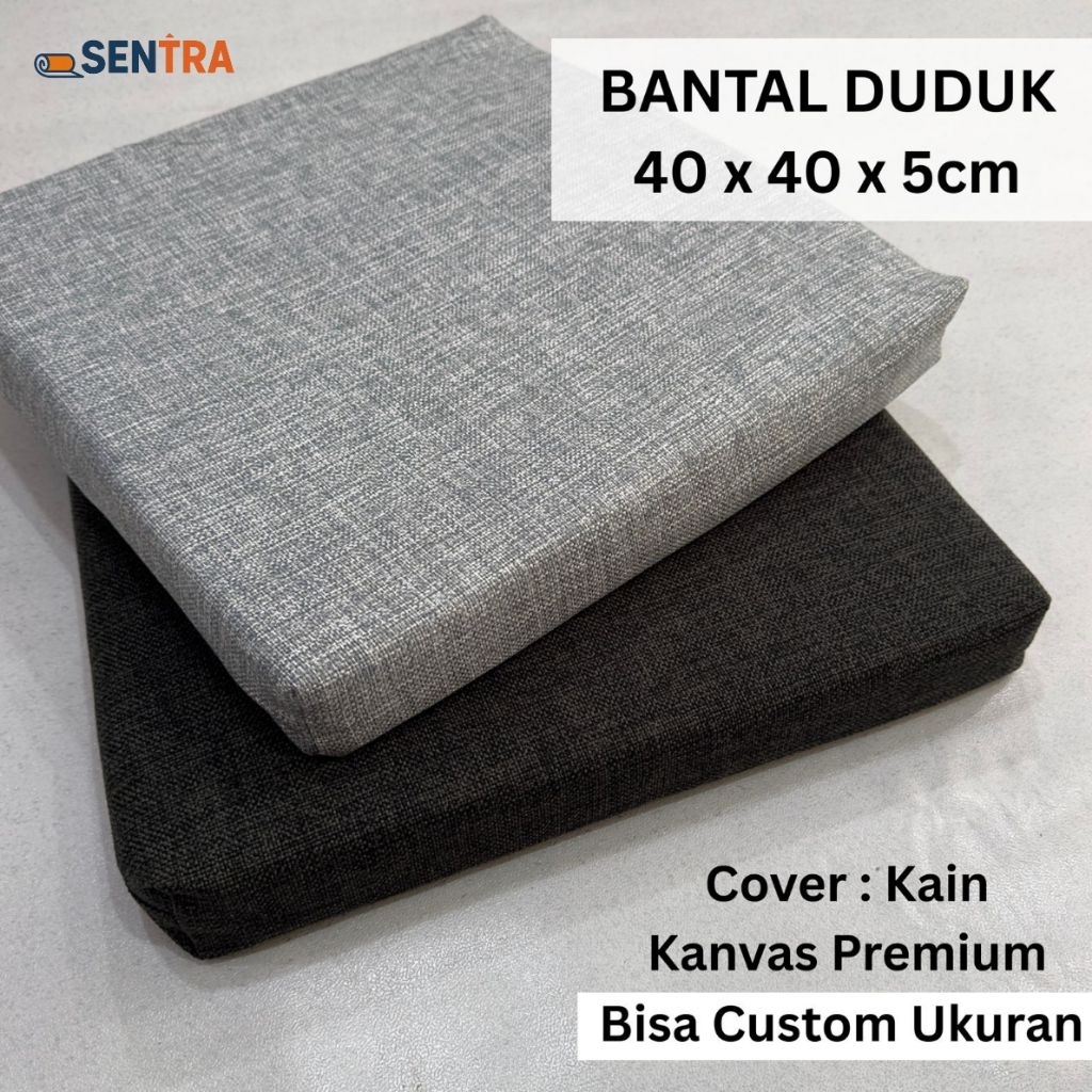 Bantal Duduk 40 x 40 Bantal Lesehan Alas Duduk Kursi Kayu Custom