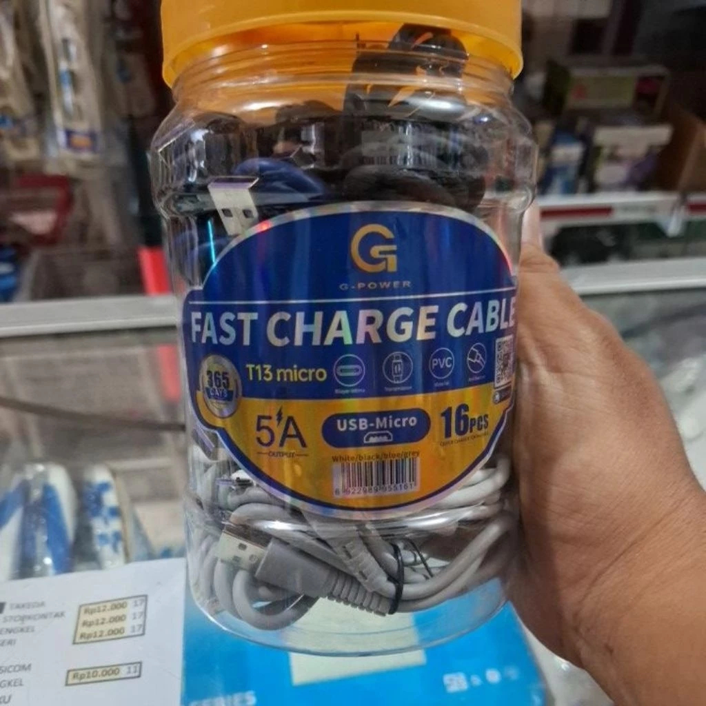 G-POWER Kabel Data T13 Micro Fast Charging 5A Cable Charger Data Micro Usb
