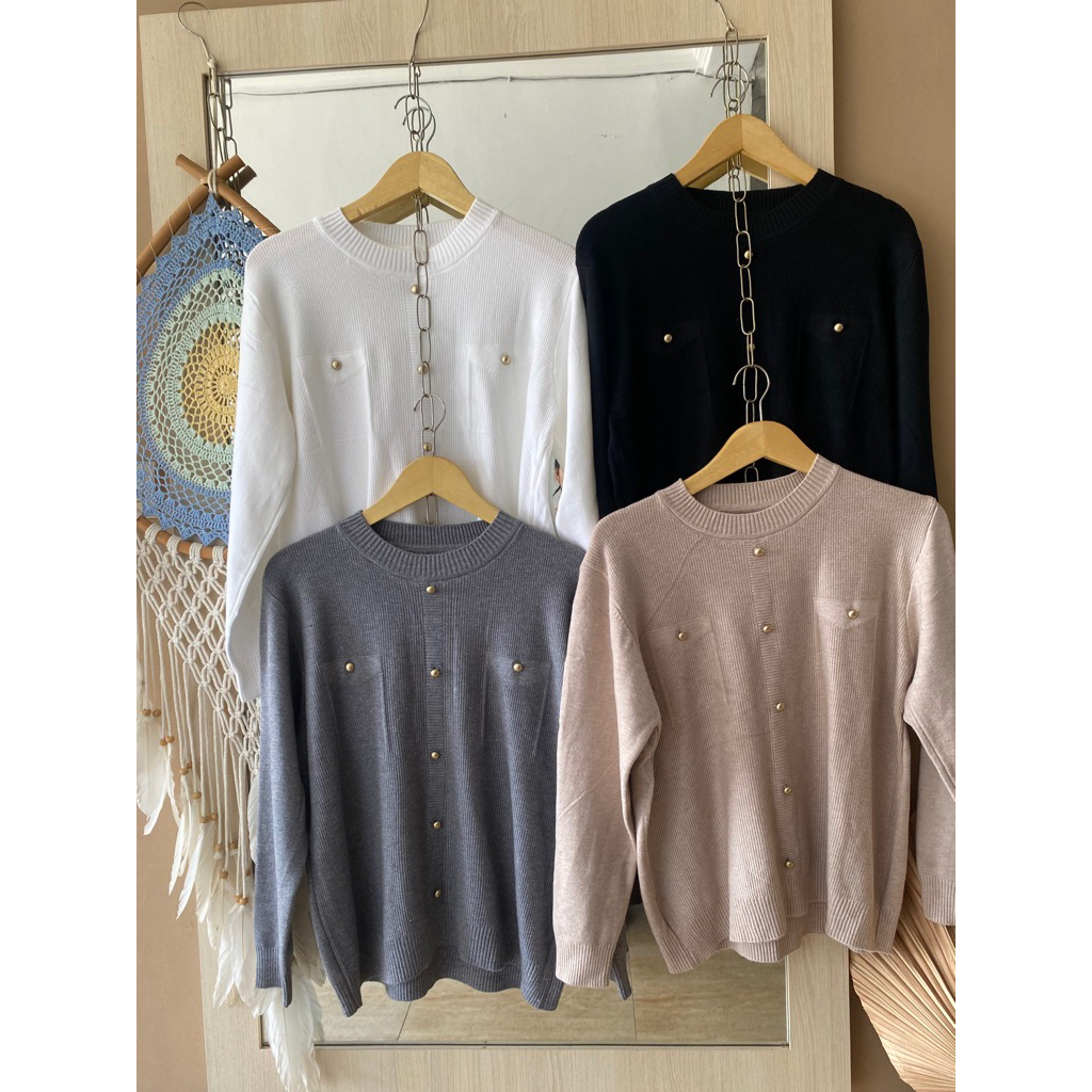 ATASAN RAJUT IMPORT WANITA 1098 JUMBO(ld110)