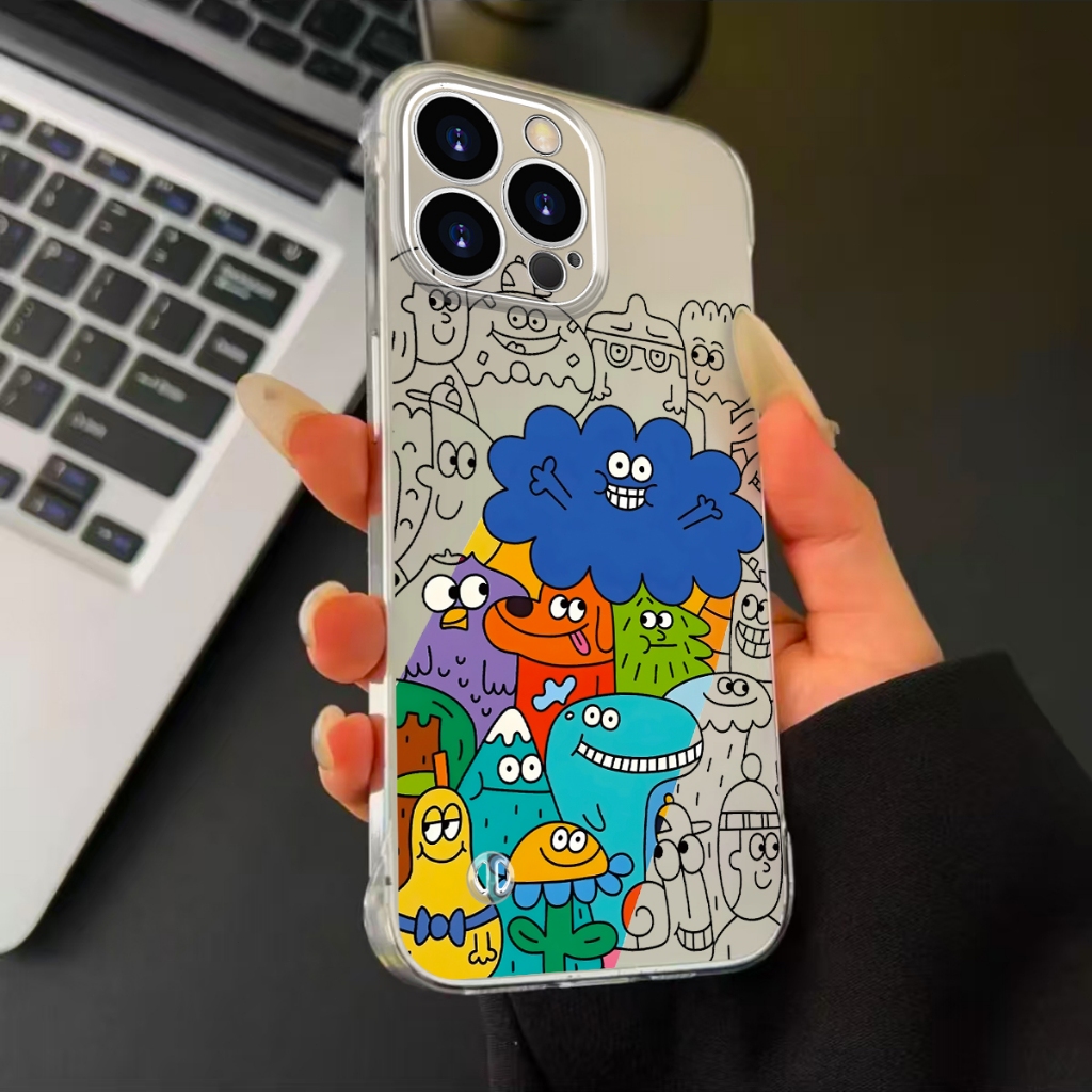 Case Cocok untuk iphone ip11 ip11Pro ip11ProMax ip12 ip15 ip14 ip13 ip7 Plus Pro Max X Xs Xr Xs Max 