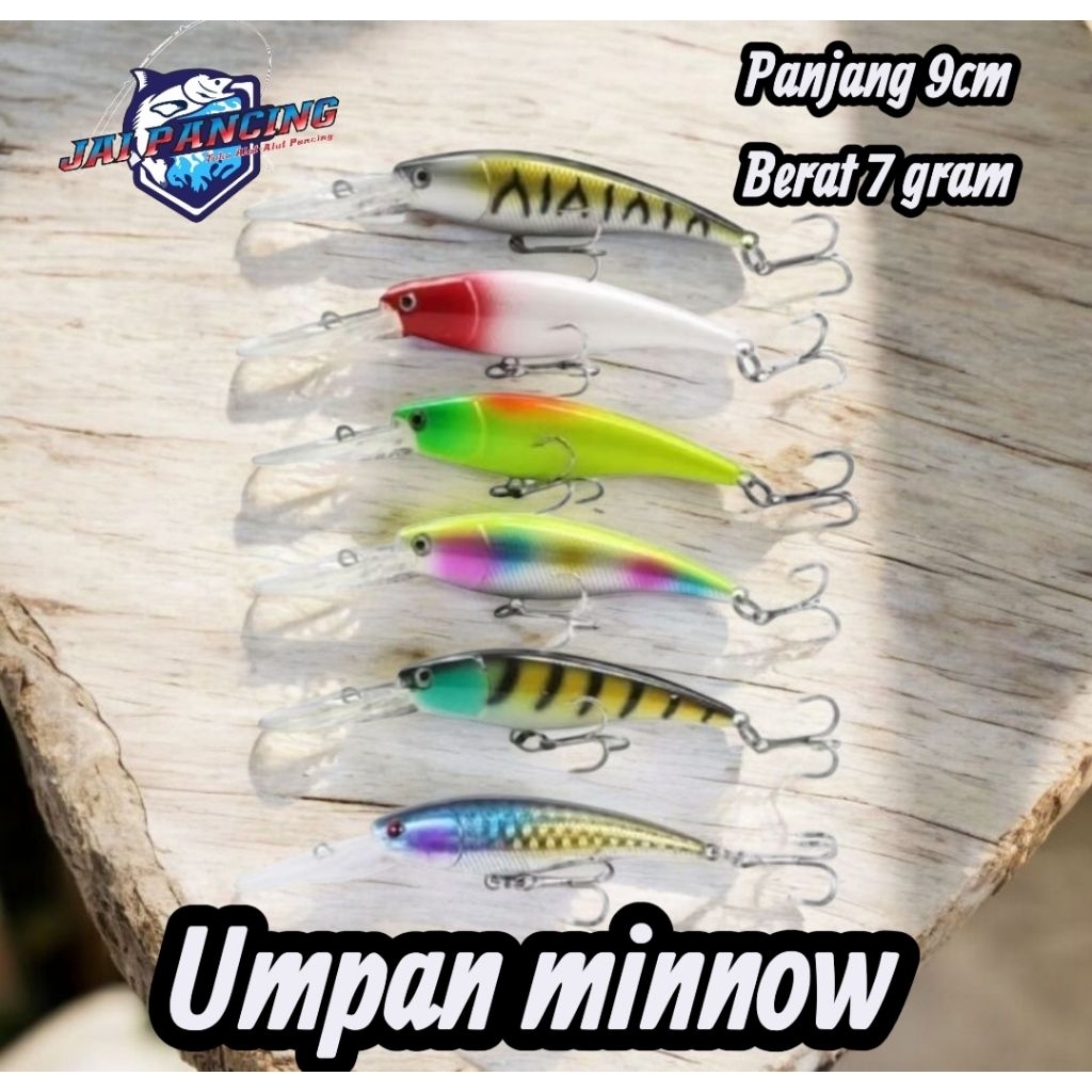 UMPAN LURE MINNOW/UMPAN PANCING/UMPAN CASTING