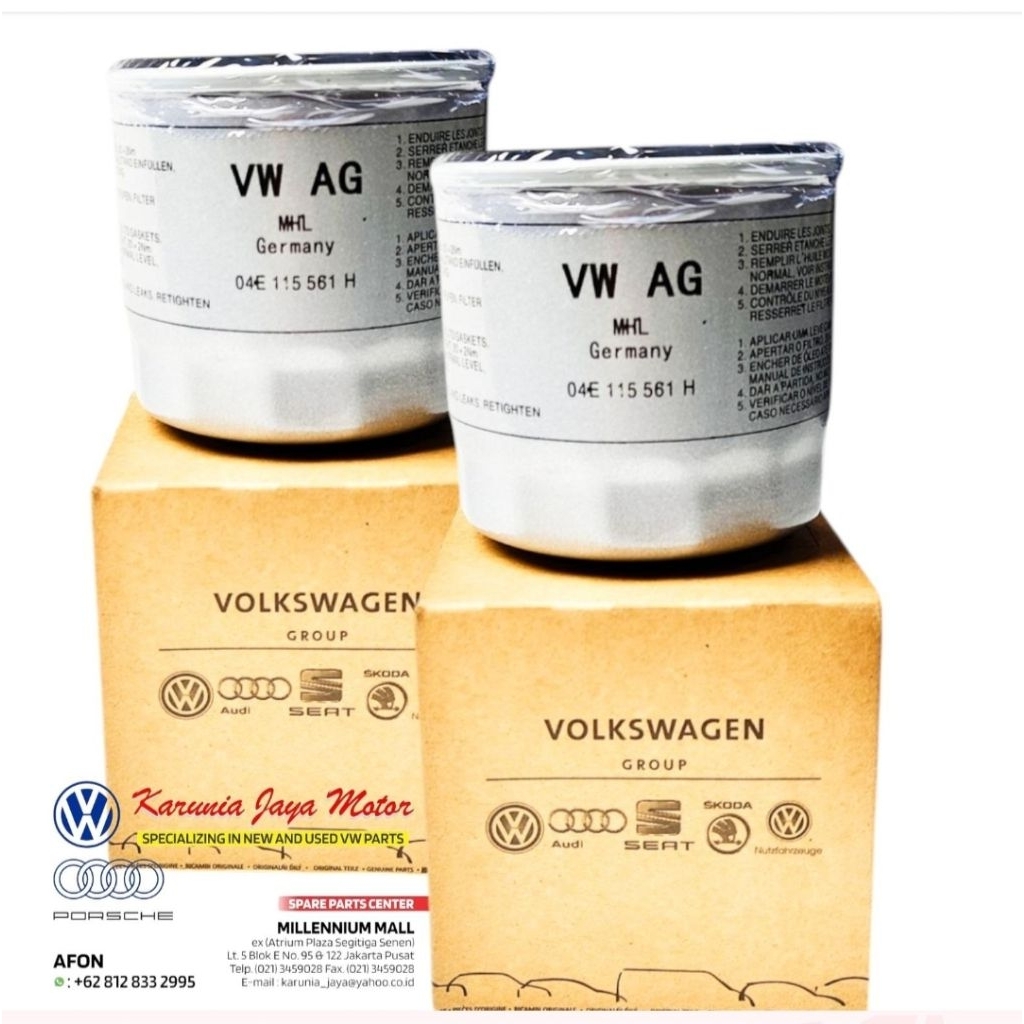 FILTER OLI VW TIGUAN ALLSPACE VW GOLF MK 7 1400CC TSI