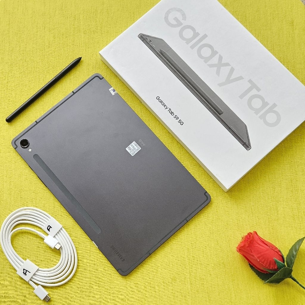 Samsung Galaxy Tab S9 5G 8/128 GB RESMI INDONESIA Wifi Cellular Second bekas