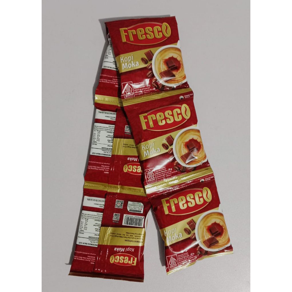 

(Sembakomu.id) Kopi sachet Fresco rencengan 28g isi 6 pcs
